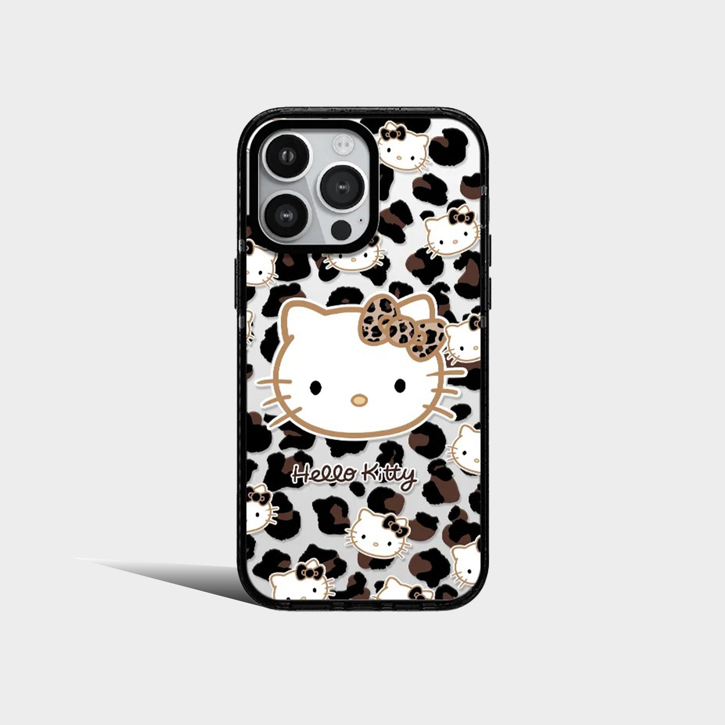 Sanrio Hello Kitty Leopard Print Acrylic Phone Case