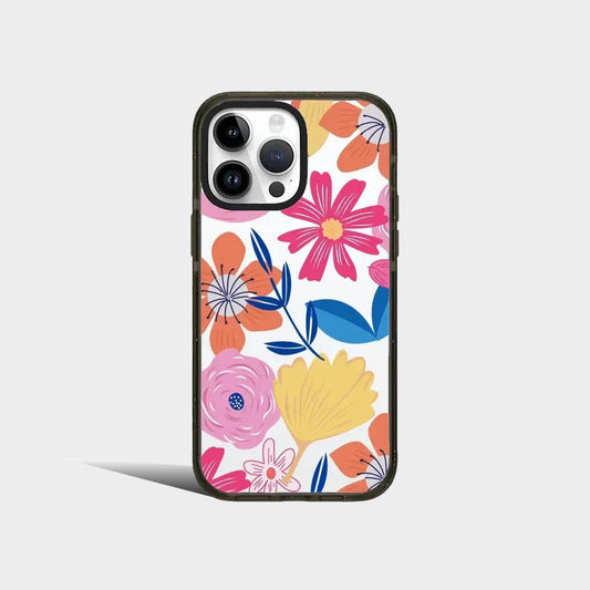 Colorful Plants 2.0 Acrylic Black Border iPhone Case