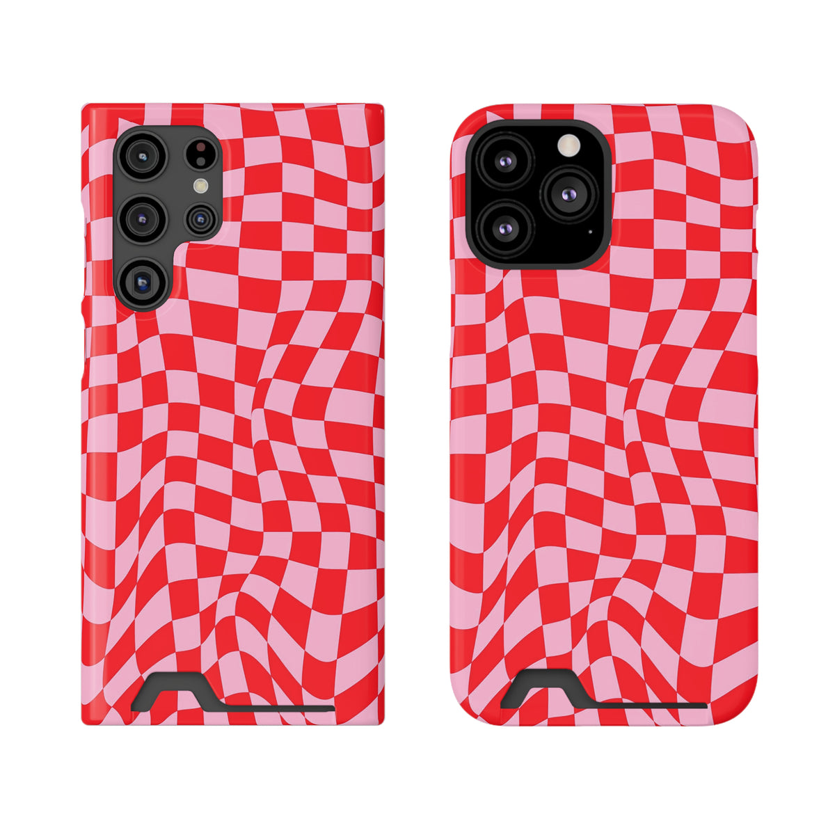 Cherry Red Card Holder Phone Case