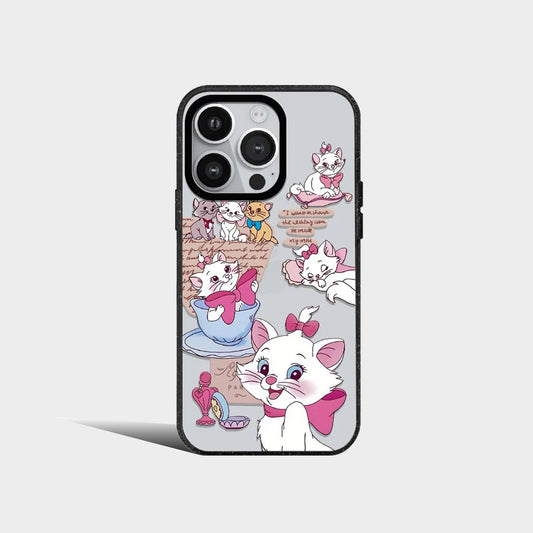 Disney Beauty Marie Cat Cute Acrylic Phone Case