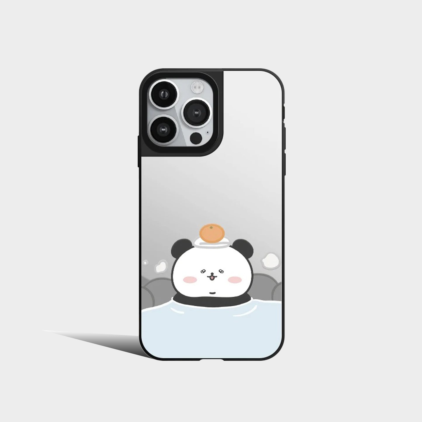 Cute Panda Funny Mirror Phone Case