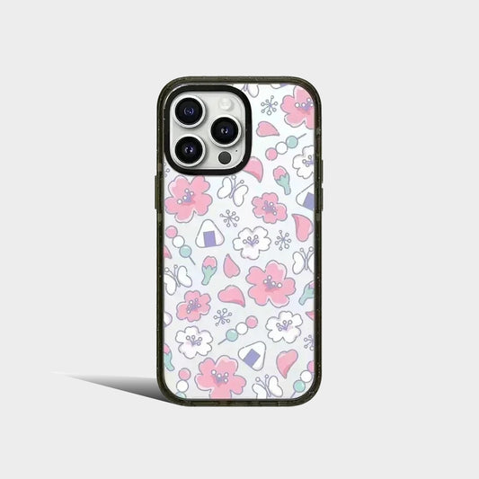 Sakura Mirror Surface MagSafe Pattern iPhone Case