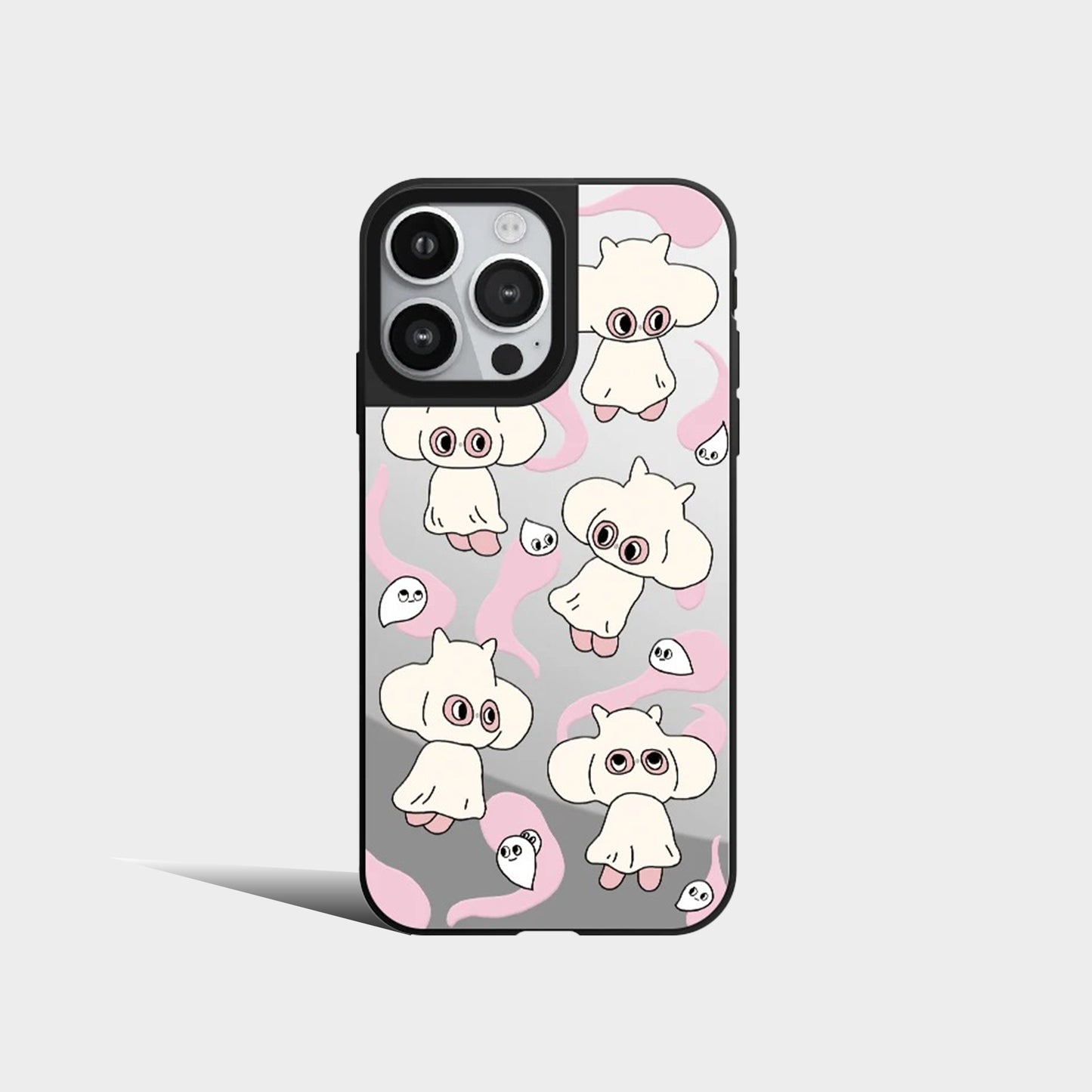 Cartoon Cute Octopus Kawaii Mirror Phone Case