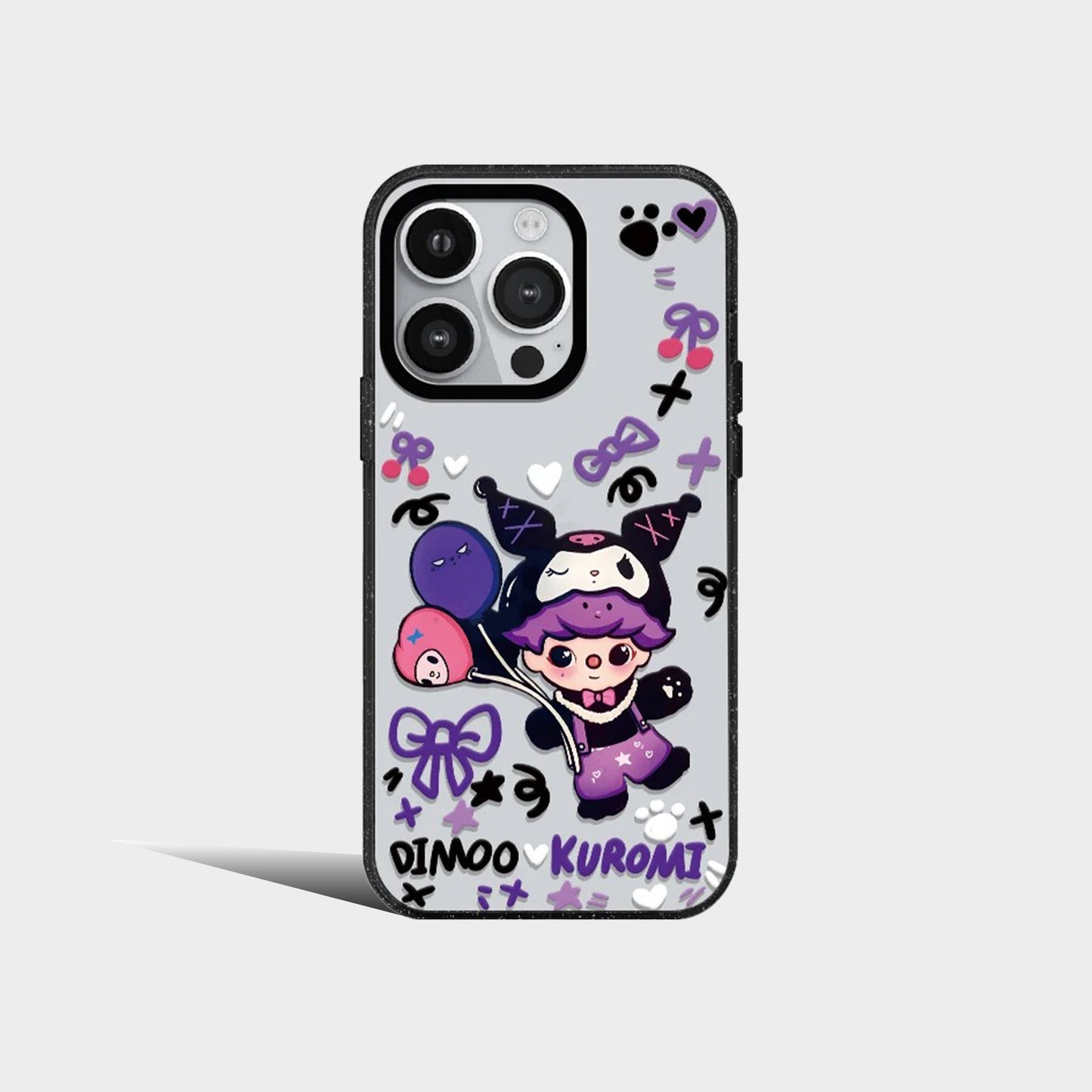 Sanrio Anime Kuromi Cartoon Acrylic Phone Case