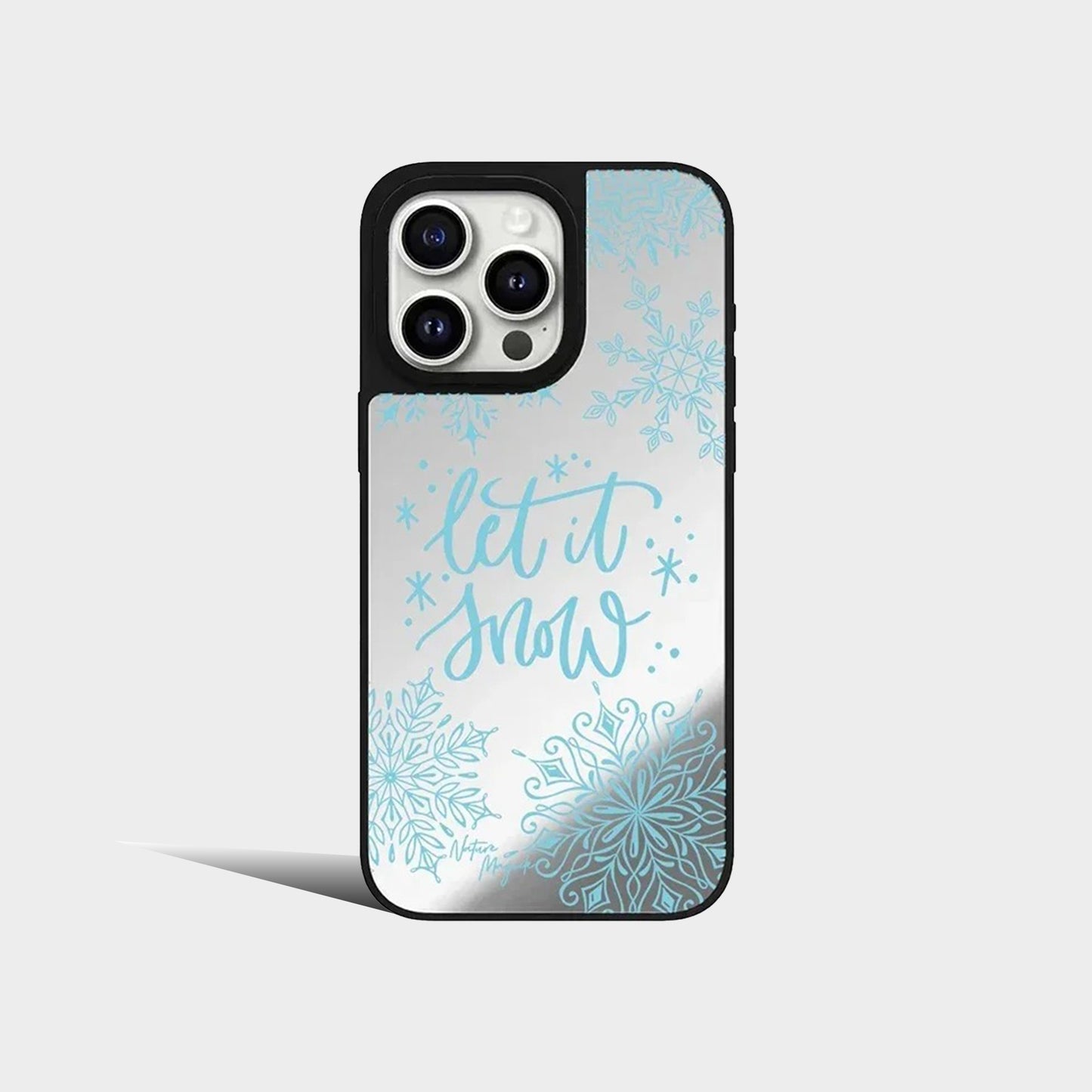 Snowflake Mirror Magnetic iPhone Case