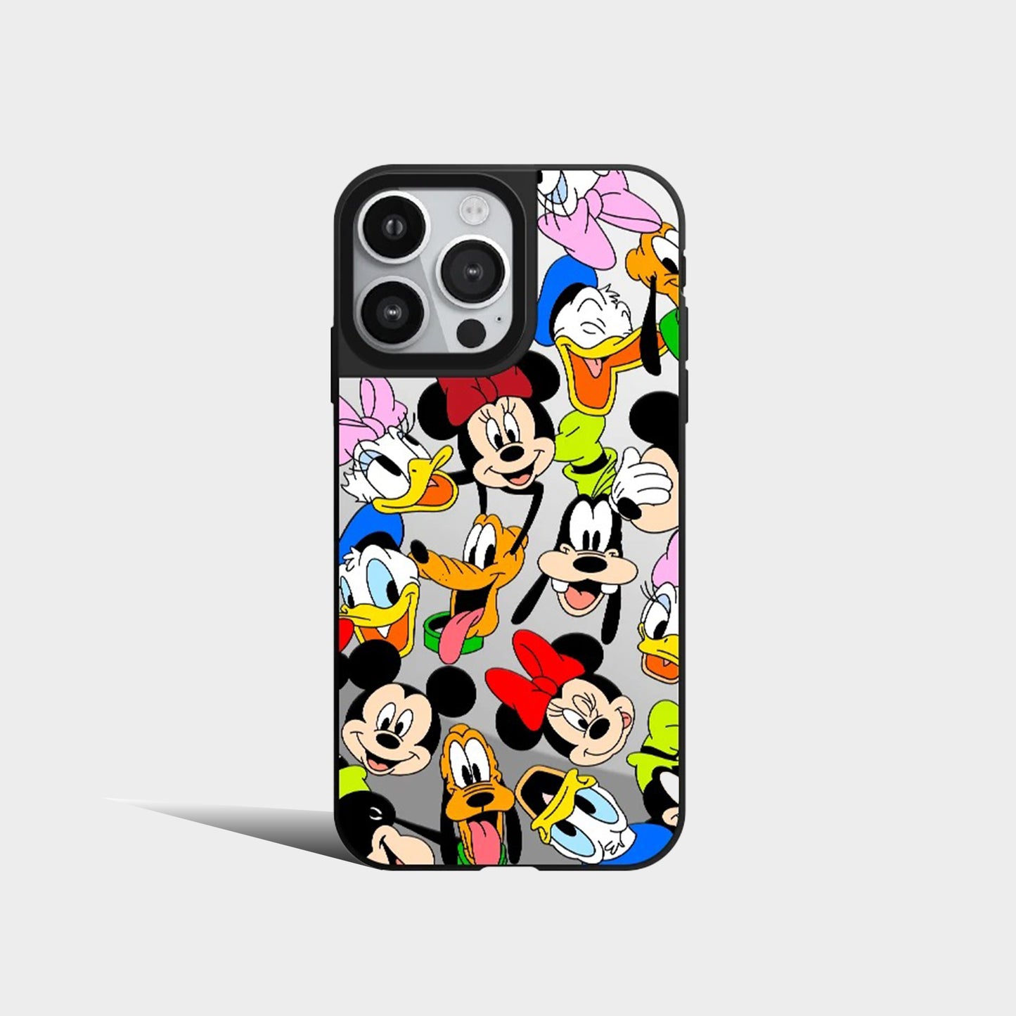 Cartoon Disney Mickey Minnie Cartoon Daisy Pluto Goofy Mirror Phone Case