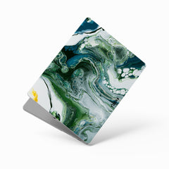 GREEN ATOM Macbook Case