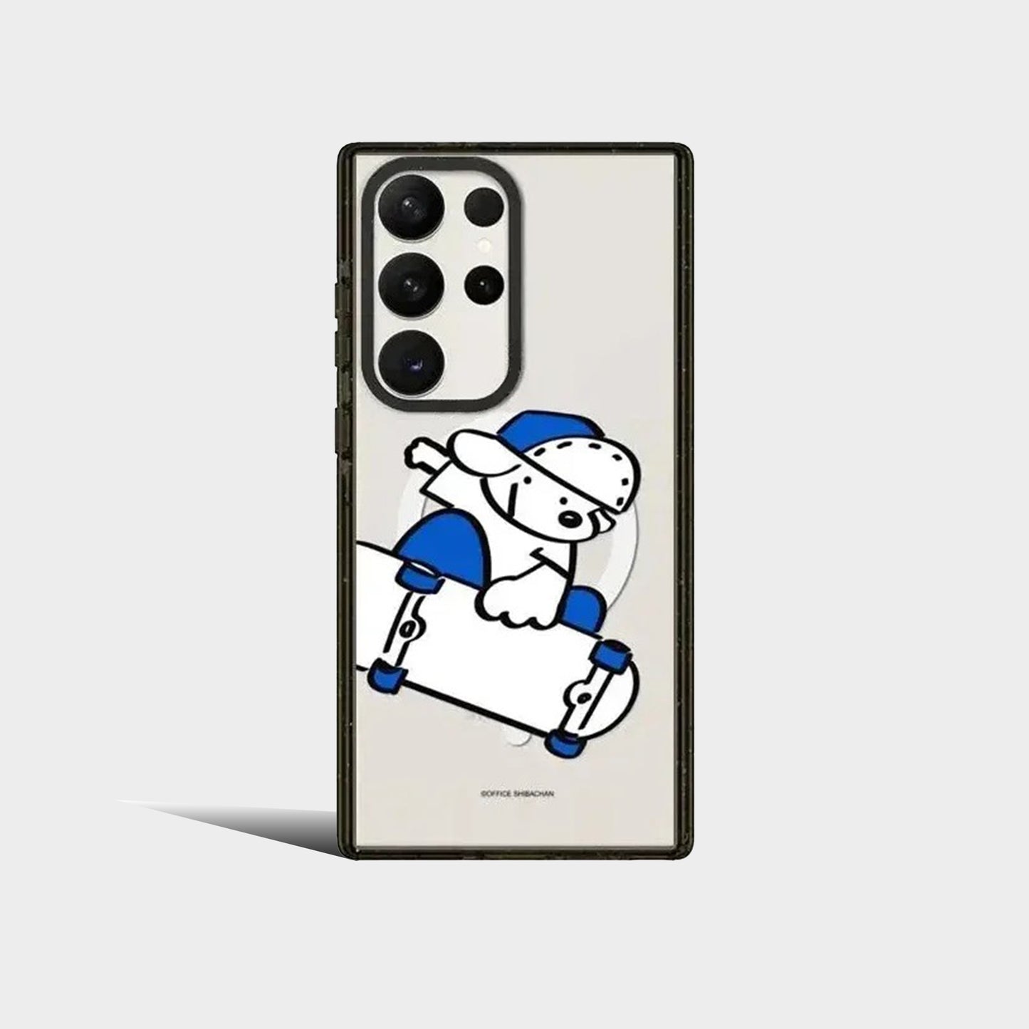 Skateboard Dog MagSafe Acrylic Phone Case for Samsung Galaxy