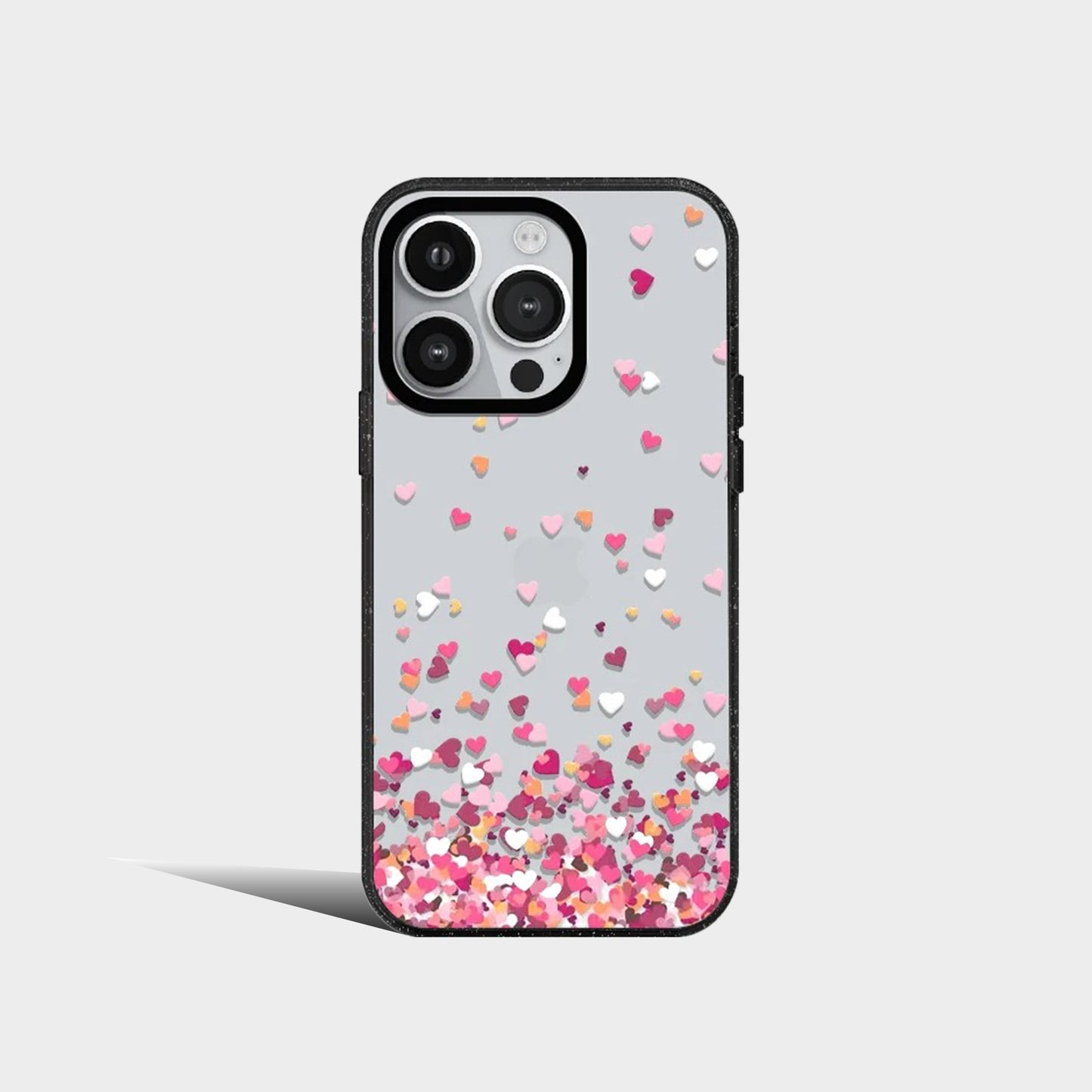 Colorful Love Heart Pretty Acrylic Phone Case