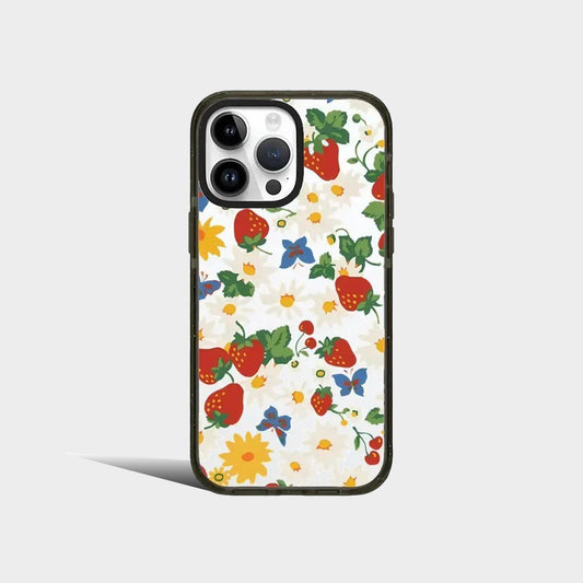 Colorful Plants 2.0 Acrylic Black Border iPhone Case