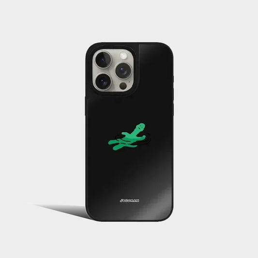 Cartoon Dinosaur Mirror Magnetic iPhone Case