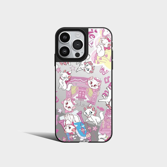 Disney Beauty Marie Cat Cute Mirror Phone Case