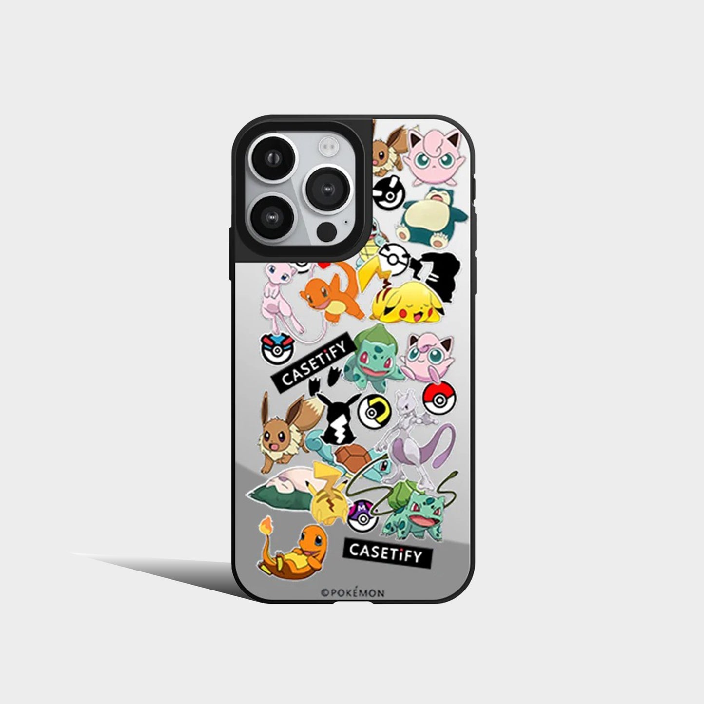 Cartoon Pikachu Pokemon Ctue Mirror Phone Case