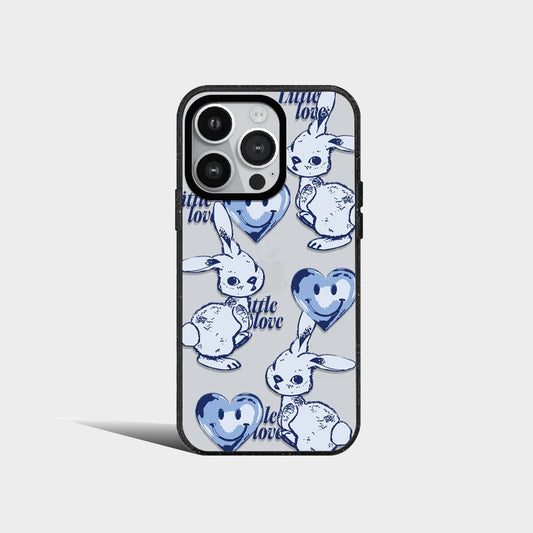 Cute Screenful Pink Rabbits Acrylic Phone Case