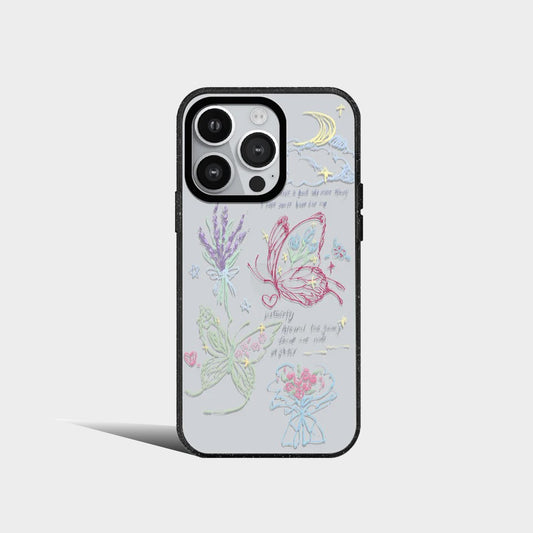 Butterfly Colorful Acrylic With MagSafe Phone Case