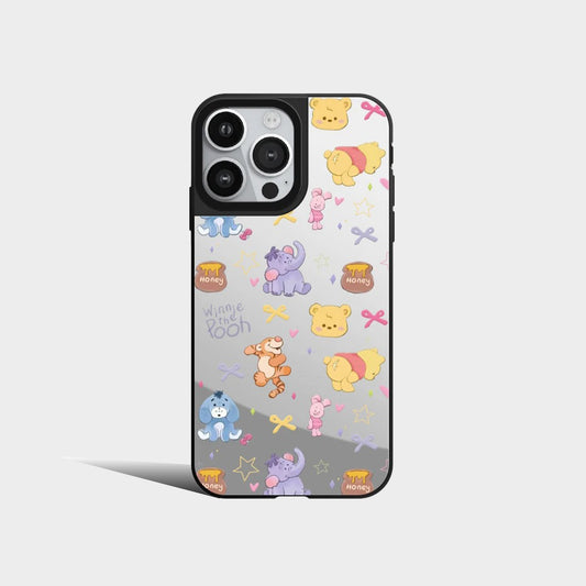 Disney Pooh Bear Tigger friends Mirror Phone Case