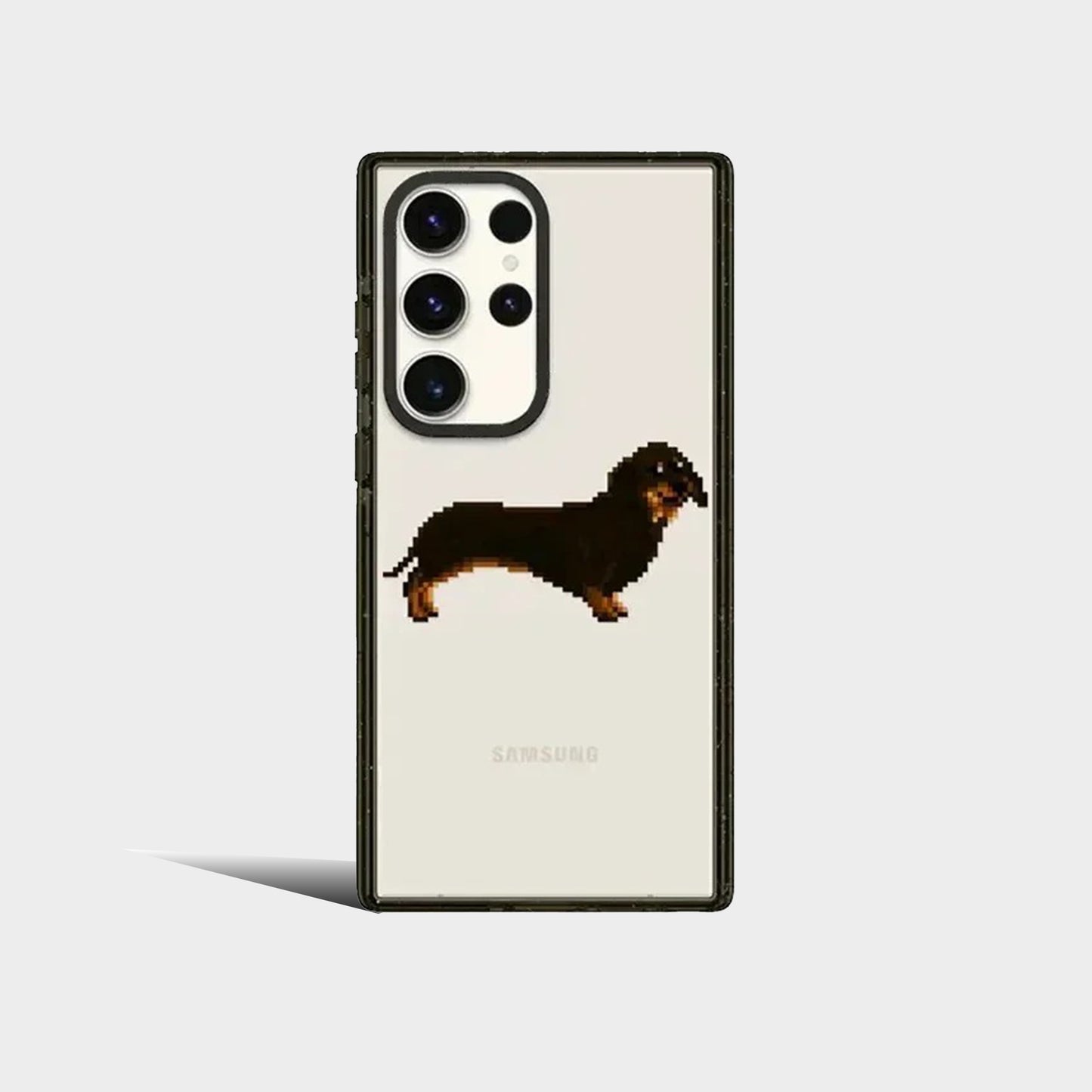 Cute Puppy Magnetic Acrylic Protective Case for Samsung Galaxy