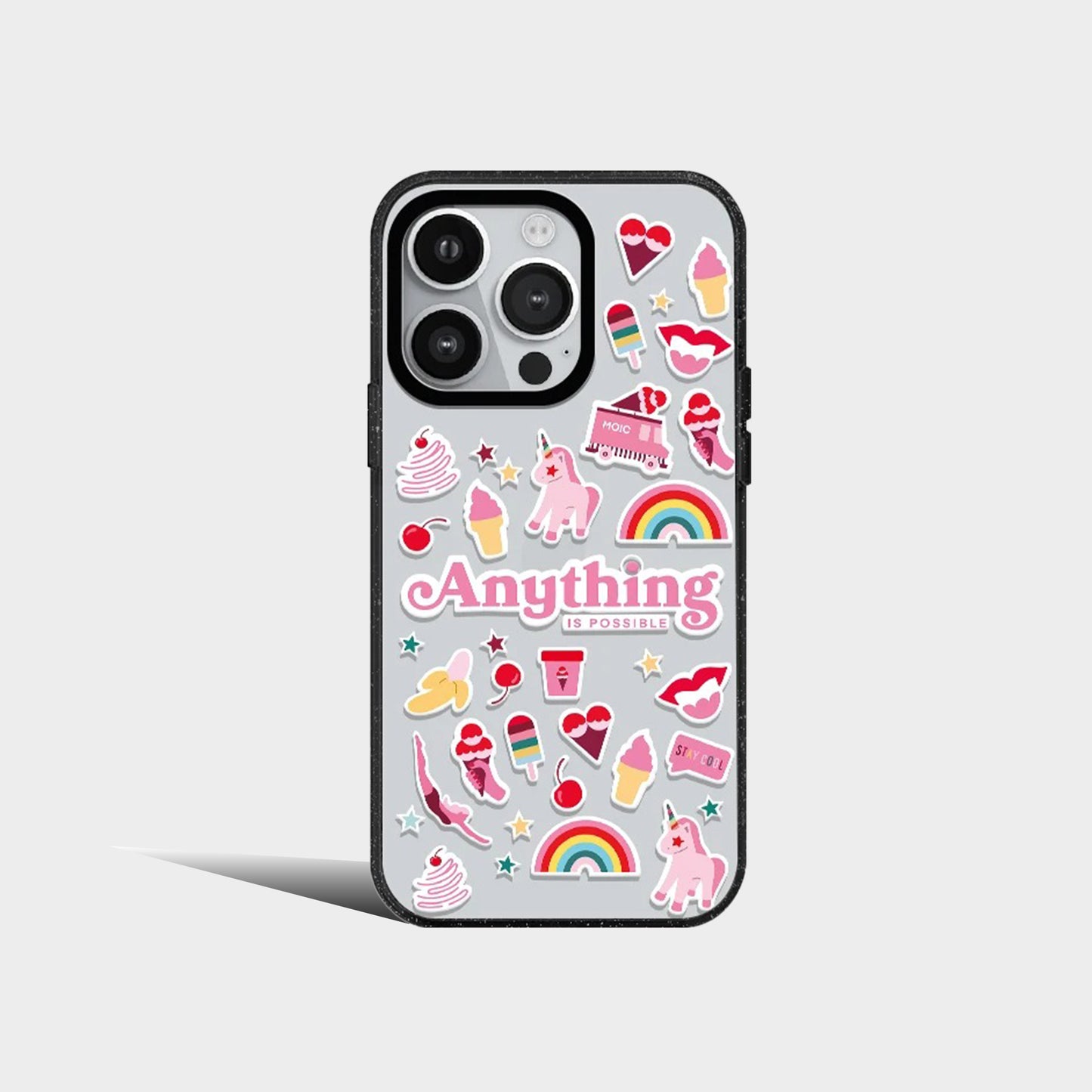 Gorgeous Rainbow Colorful Acrylic Phone Case