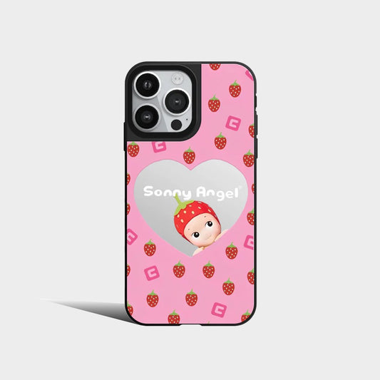 Cute Baby Fruit Mirror Magnetic Phone Case