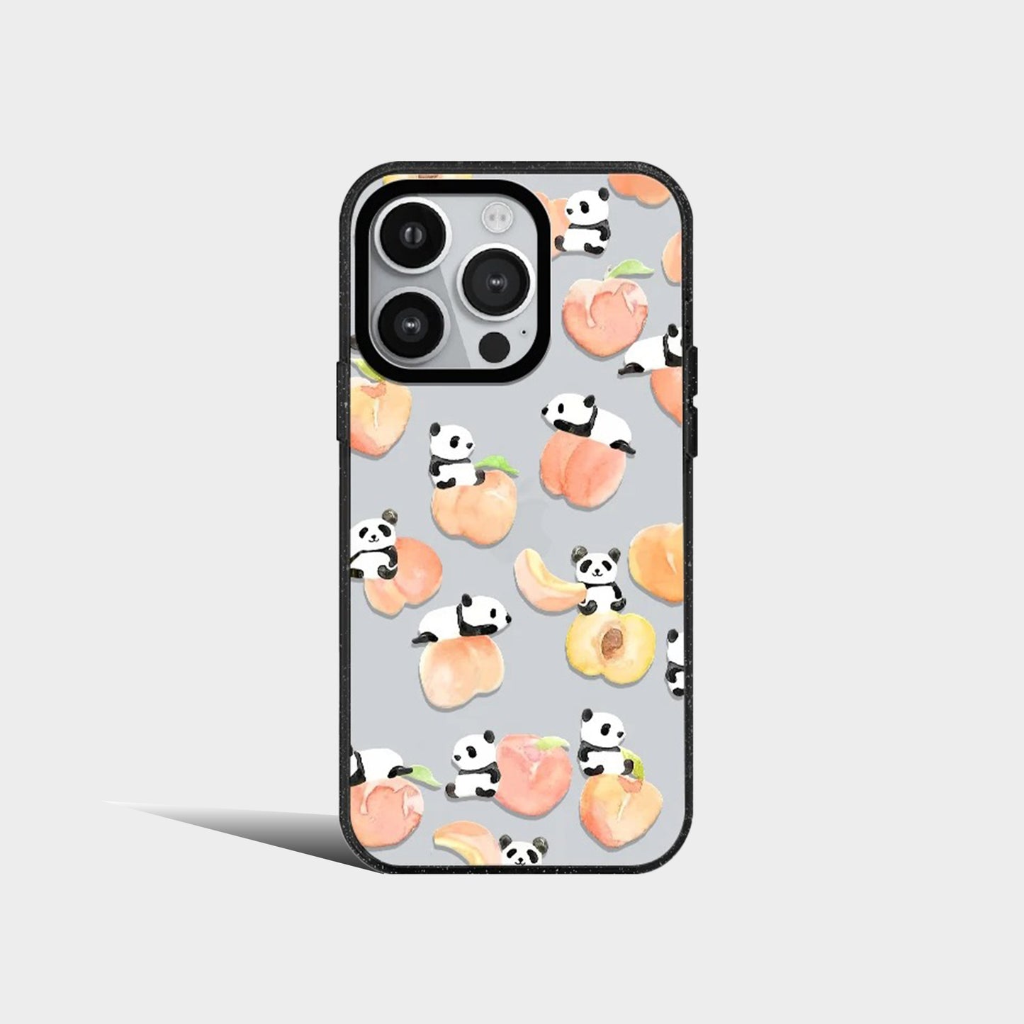 Cute Pandas Funny Acrylic Phone Case