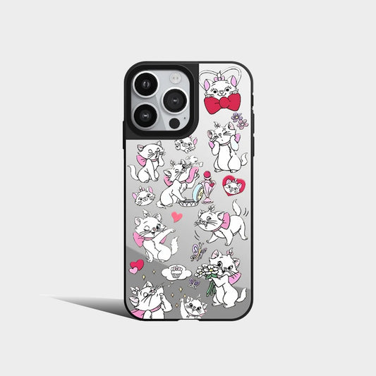 Disney Beauty Marie Cat Cute Mirror Phone Case