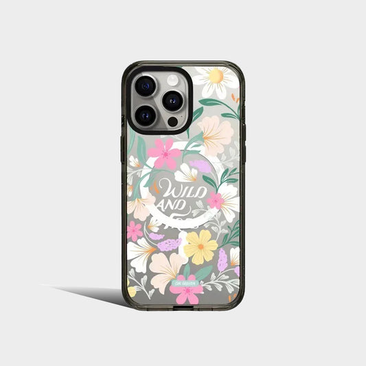 Colorful Plants 2.0 Acrylic Black Border iPhone Case