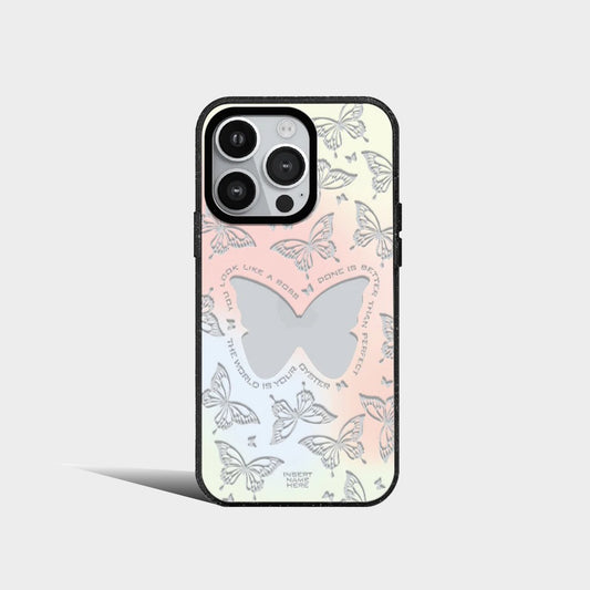 Butterfly Colorful Acrylic With MagSafe Phone Case