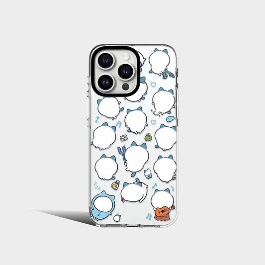 Cartoon Air Travel 2.0 Acrylic White Border Magnetic IPhone Case