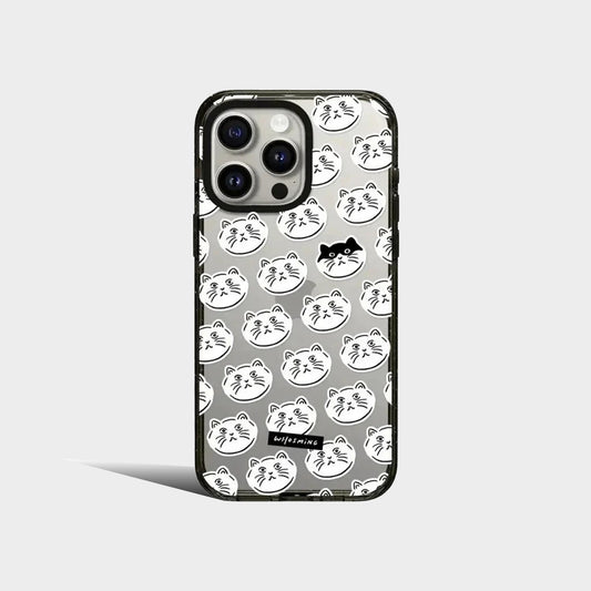 Cute White Dog Coffee Acrylic Iphone Case