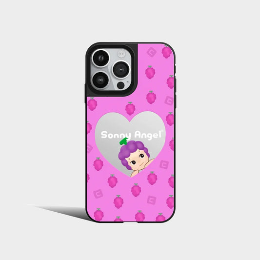 Cute Baby Fruit Mirror Magnetic Phone Case