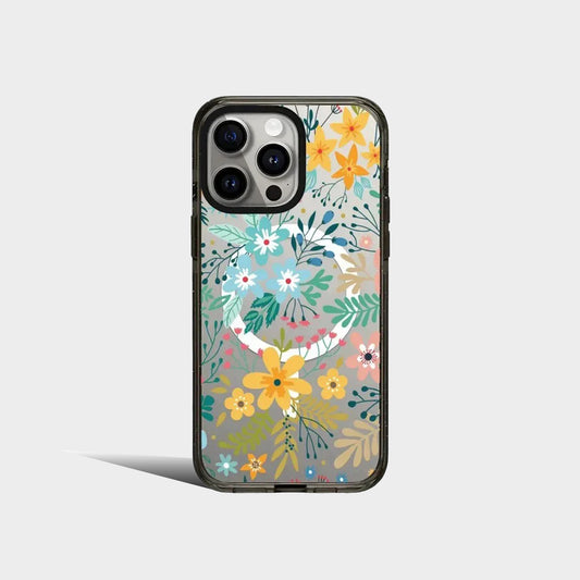 Colorful Plants 2.0 Acrylic Black Border iPhone Case