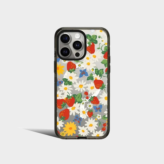 Colorful Plants 2.0 Acrylic Black Border iPhone Case