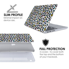 WHITE LEOPARD Macbook Case