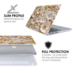 WHITE DIMENSSION Macbook Case