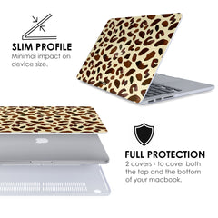 BROWN LEOPARD Macbook Case