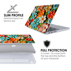 FALL FLOWER Macbook Case