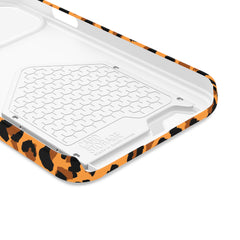 Orange Leopard Holder Phone Case