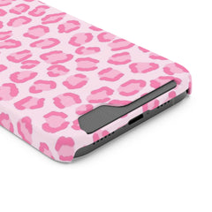 Pink Leopard Holder Phone Case