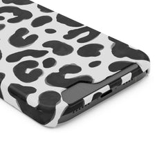 White Leopard Holder Phone Case