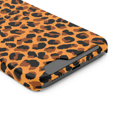 Orange Leopard Holder Phone Case