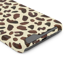 Brown Leopard Holder Phone Case