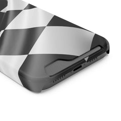 Black Flag Holder Phone Case