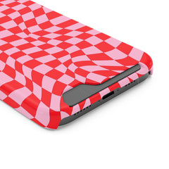 Cherry Red Card Holder Phone Case