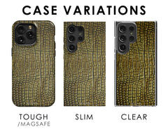 Brown Crocodile Tough Case