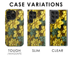 GOLDEN BLOSSOM Clear Case