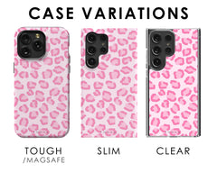 PINK LEOPARD Clear Case