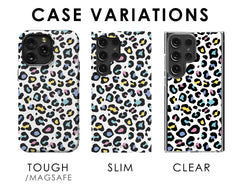 WHITE LEOPARD Clear Case