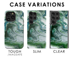 GREEN ATOM Clear Case