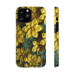 Golden Blossom Holder Phone Case