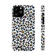 White Leopard Holder Phone Case